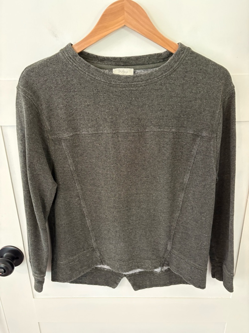 Wrap London Hemp Cotton Sweatshirt. Size 2.